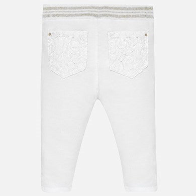 White Lace Pants
